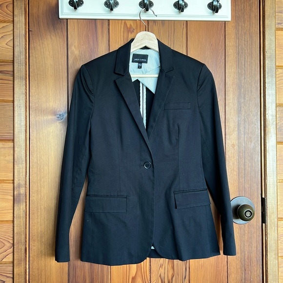 Judith and Charles Black Blazer Suit Jacket - Picture 1 of 10